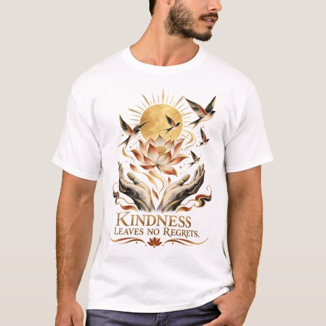 Vänlighet lämnar inga ånger Dhammapada T Shirt (Framsida)