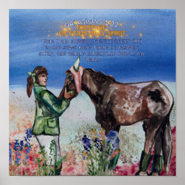 VÄNLIGHET, MILDHET FRUKT AV GUDS Helige Ande Poster