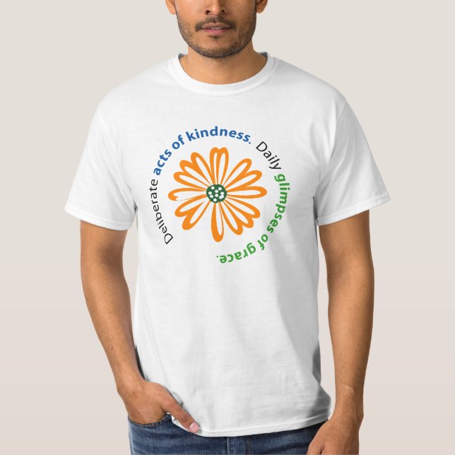 Vänlighet och nåd t-shirt (Framsida)