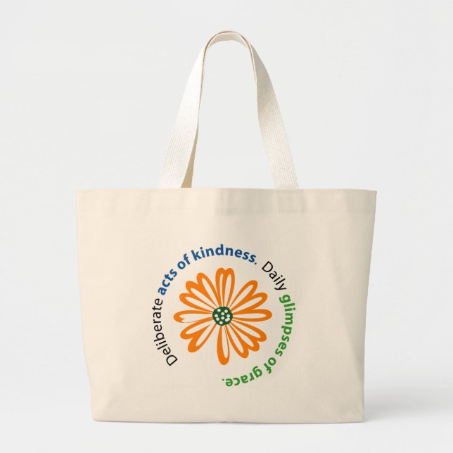 Vänlighet- och nådtoto jumbo tygkasse (Framsidan)