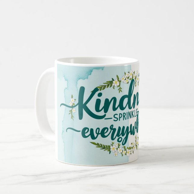 Vänlighet Strö runt det överallt Kaffemugg (Framsida vänster)