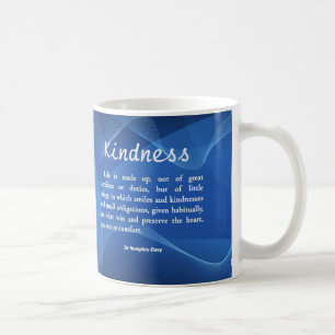 Vänligheten är liv kaffemugg