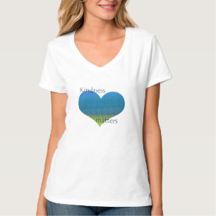 Vänligheten betyder hjärta t-shirt