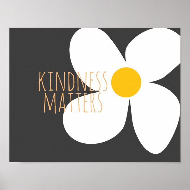 vänligheten säger att modern daisy blommar söt poster (Framsidan)
