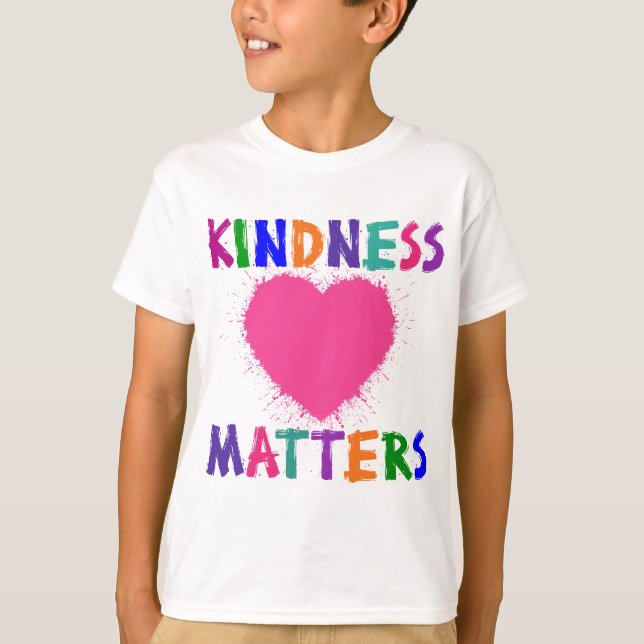 VÄNLIGHETMATERIER som är mång- T-shirt (Framsida)