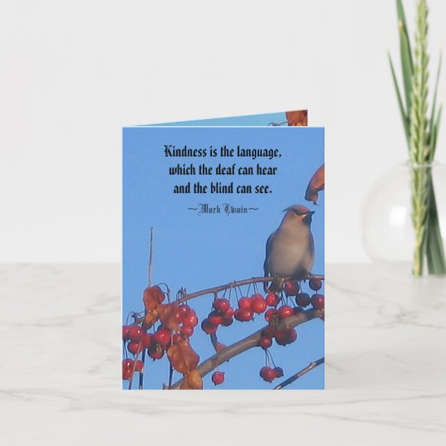 Vänlighettackkort Tack Kort (Framsida)