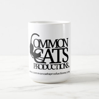 Vanligt full logotypsvart för katter kaffemugg