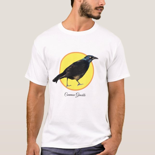 Vanligt Grackle T Shirt (Framsida)