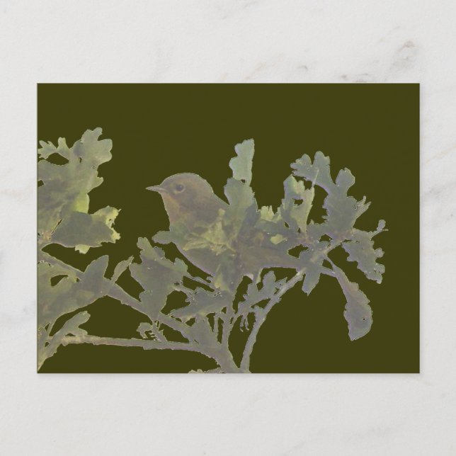 Vanligt gulaktigt vykort (Framsida)