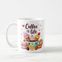 Vanligt kaffe är liv avsett för barn kaffemugg