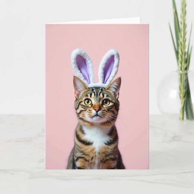 Vänligt kattkort kort (Framsida)