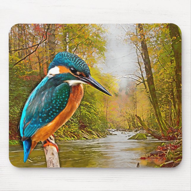 Vanligt Kingfisher Musmatta (Framsidan)