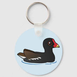 Vanligt Moorhen Nyckelring