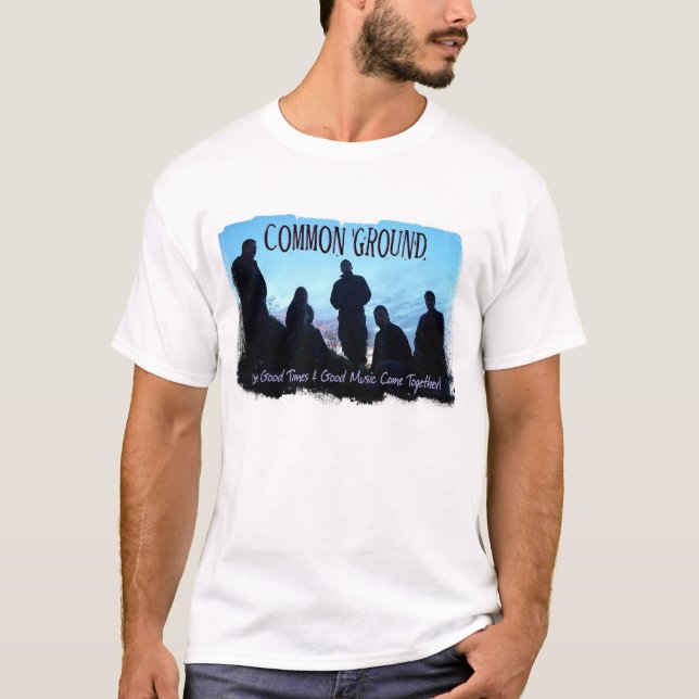Vanligt slipat musikband T T Shirt (Framsida)