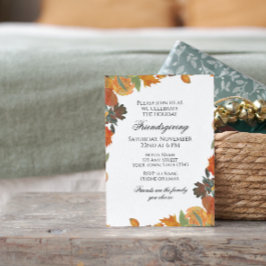 Vänligt tackfest-inbjudan inbjudningar