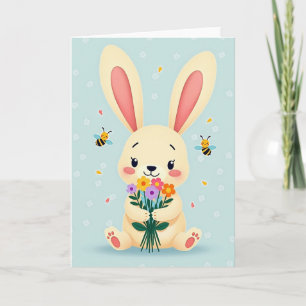 Vänligt Väsen Blommig Vänkort Kort
