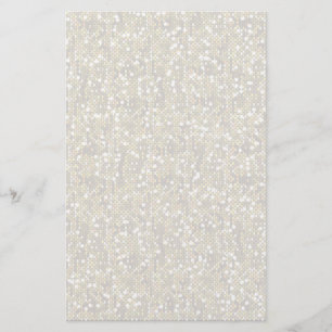 Vanligt vitkonfettiglitter brevpapper