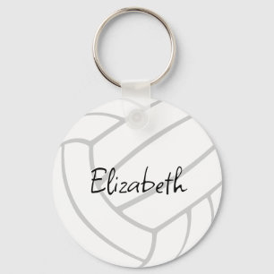 vanligt vitt grått-namn volleyball-sport nyckelring