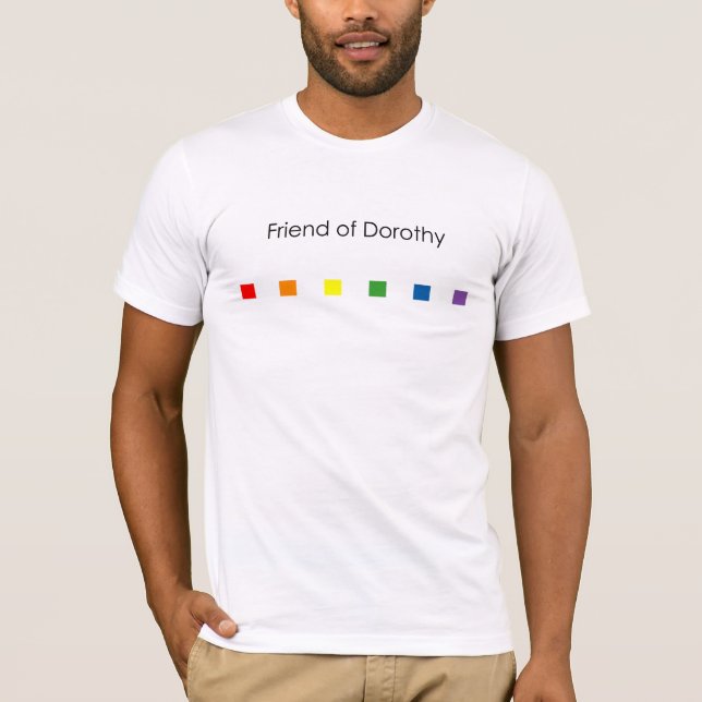 Vännen av den Dorothy regnbågen - tända T-shirt (Framsida)
