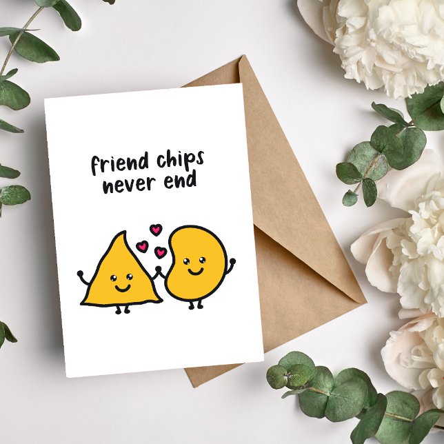 Vännen Chip slutar aldrig Helgkort (Skapare uppladdad)