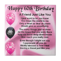 Vännen dikt - 60:e födelsedagen