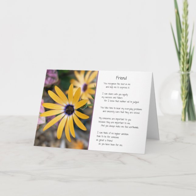 Vännen... Tack Kort (Framsida)