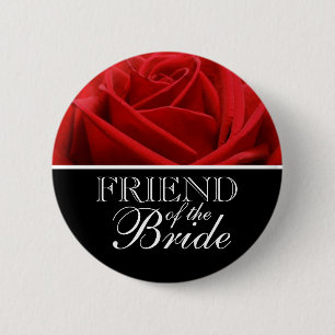 Vännen till Bride Bröllop Stift Knapp