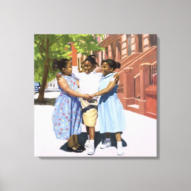 Vänner 2001 canvastryck (Framsida)