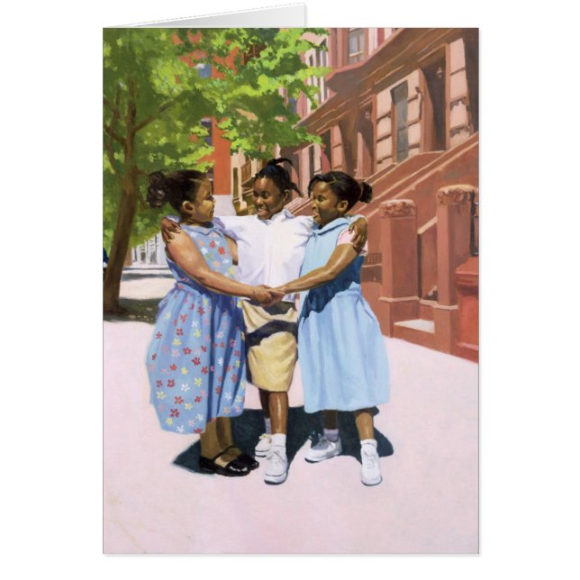 Vänner 2001 hälsningskort (Framsidan)