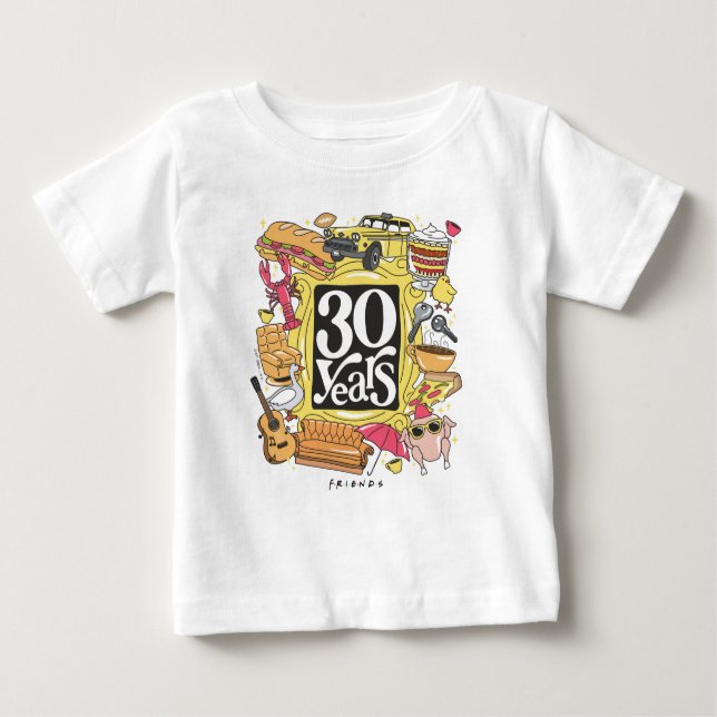 VÄNNER™ | 30 års grafik T Shirt (Framsida)