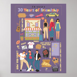 VÄNNER™ 30 års Vänskap Poster