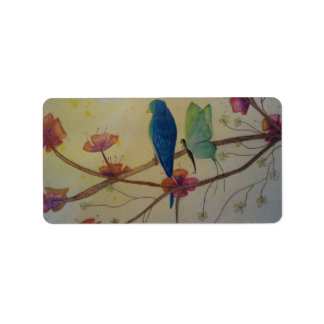 Vänner Adressetikett