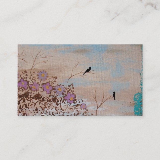 Vänner - affär profilera kortet - original- konst visitkort (Framsida)