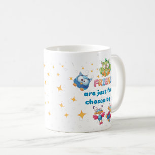 Vänner är bara familj som du väljer kaffemugg