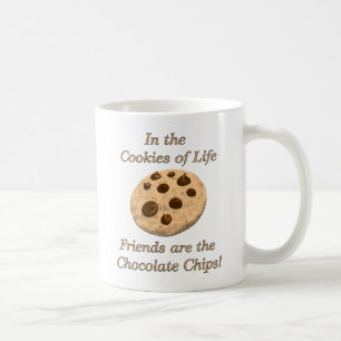 Vänner är chokladchiperna! kaffemugg