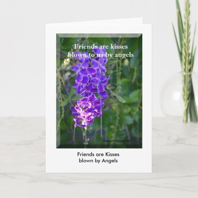 Vänner är kyssar som änglar, Frien... Kort (Framsida)
