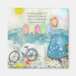 VÄNNER ÄR SOM ÄNGLAR KVARE MAGNET