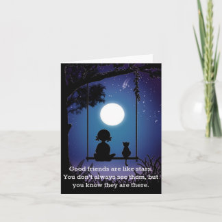 Vänner är som stjärnkort kort