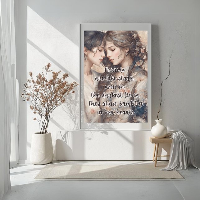 Vänner är som stjärnor Poster (Friends Are Like Stars Poster)