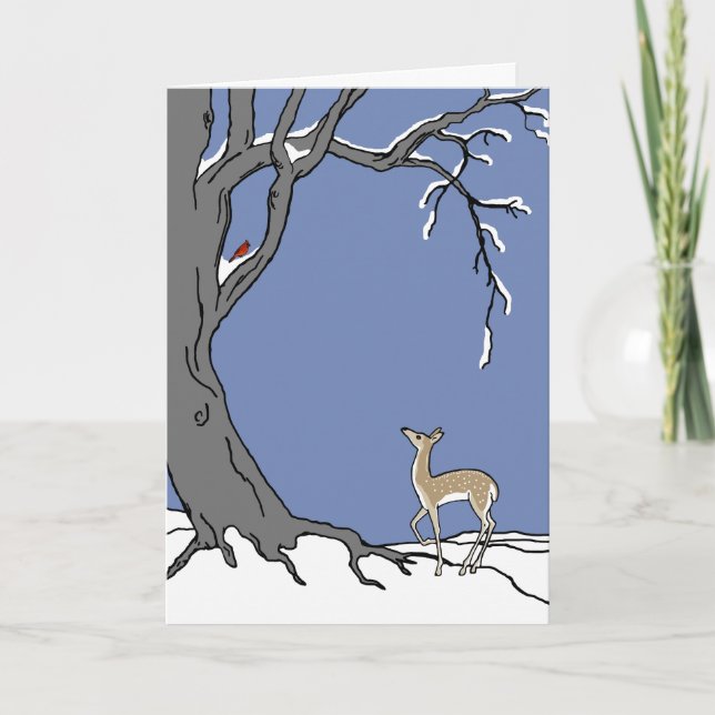 Vänner av Artemis: en sekulär julkort Kort (Framsida)