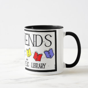 Vänner av den Rahway offentligt bibliotekmuggen Mugg