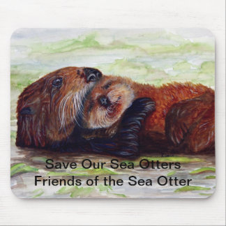 Vänner av havsuttern Mousepad #2 Musmatta