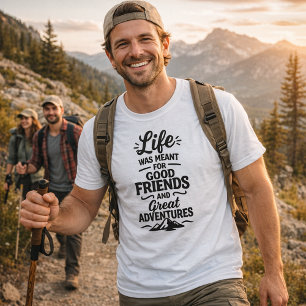 Vänner äventyr citat t shirt