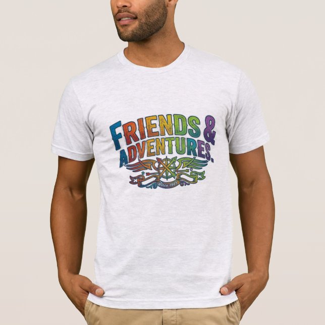 Vänner & Äventyr T Shirt (Framsida)