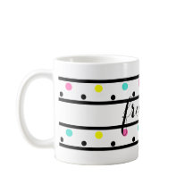 Vänner Black Polka dots