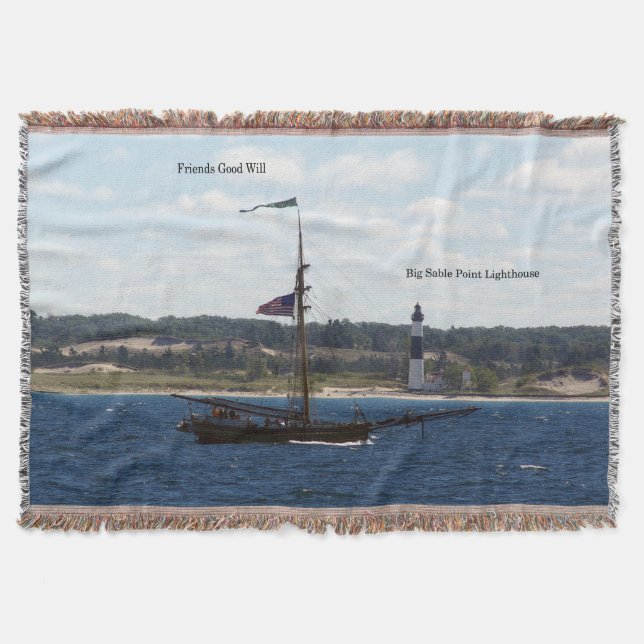Vänner Bra Will & Big Sable woven Film Filt (Framsidan)