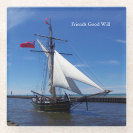 Vänner Bra Will Glass underlägg