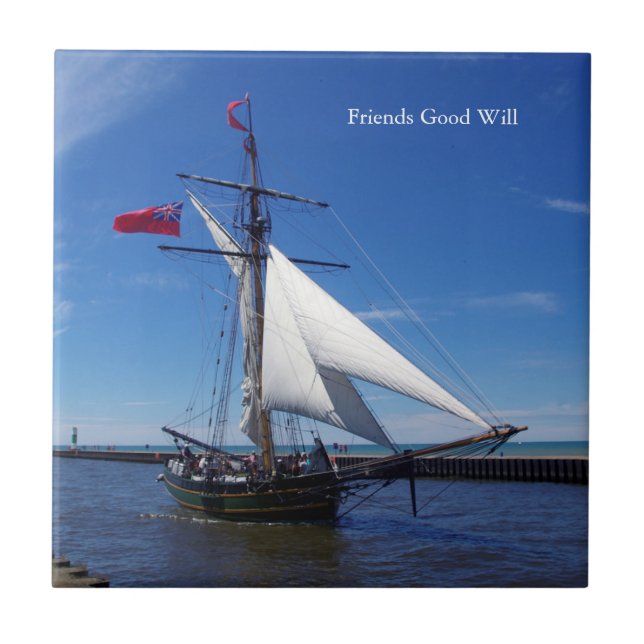 Vänner Bra Will tile Kakelplatta (Framsidan)