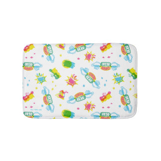 VÄNNER™ | Centrala Perk Neon Mönster Badrumsmatta