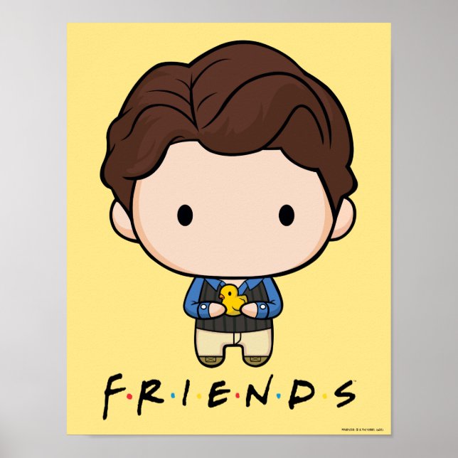 VÄNNER™ | Chandler Chibi Poster (Framsidan)